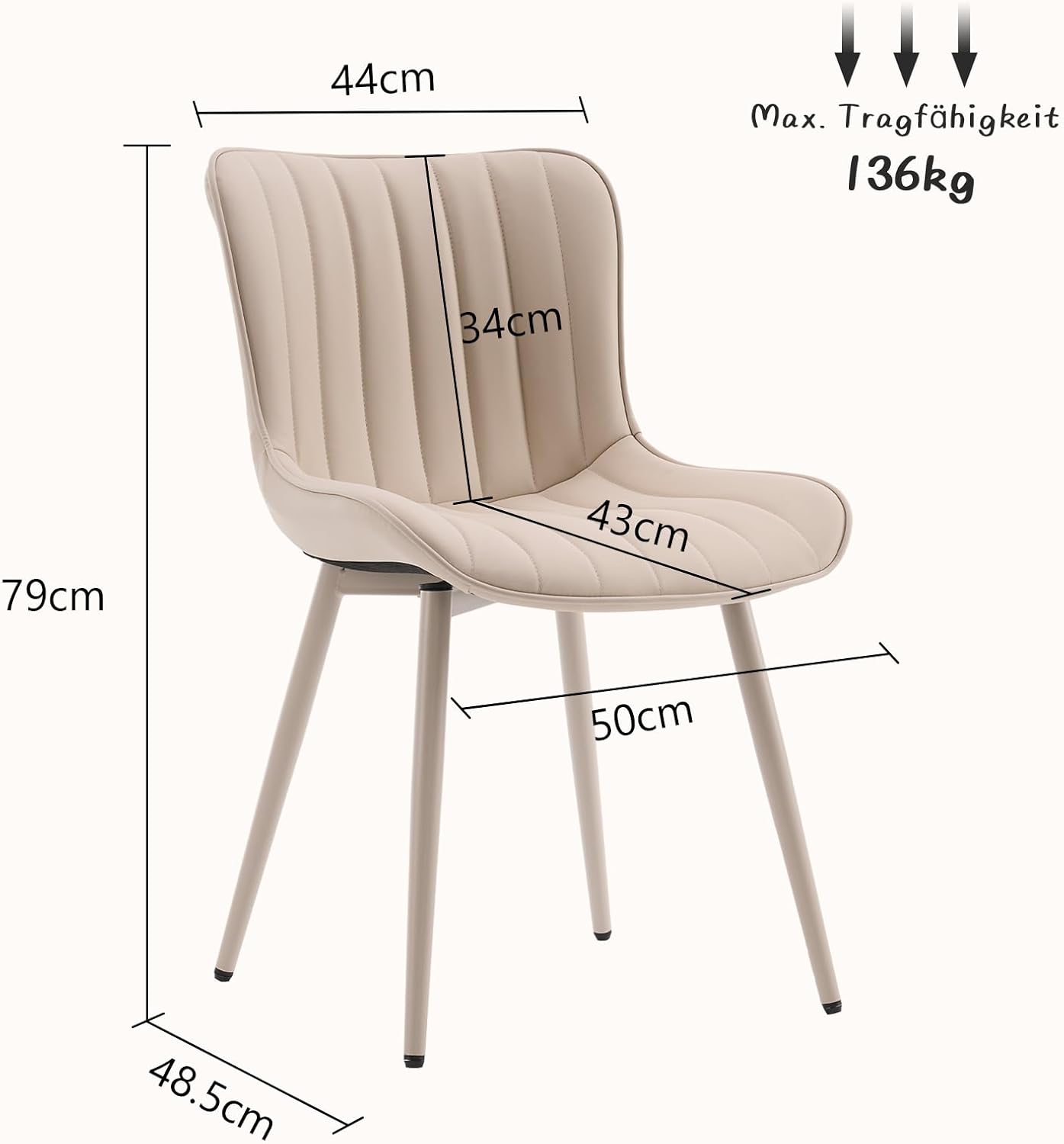 YOUTASTE Model 1936 - Premium Minimalist Accent Chair