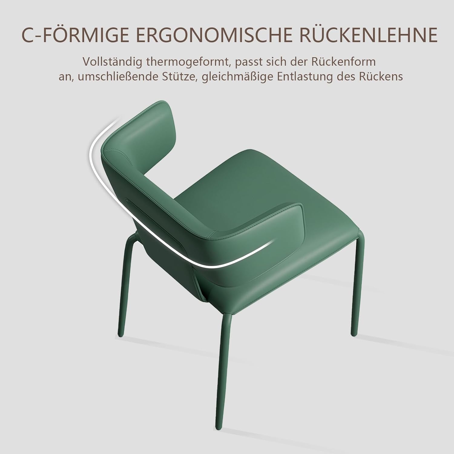 YOUTASTE Model 2100 - Italian Minimalist Dining Chair